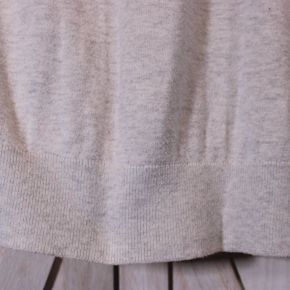 Banana Republic Women's Sweater Light Gray Crew Neck Size XL - Picture 5 of 7